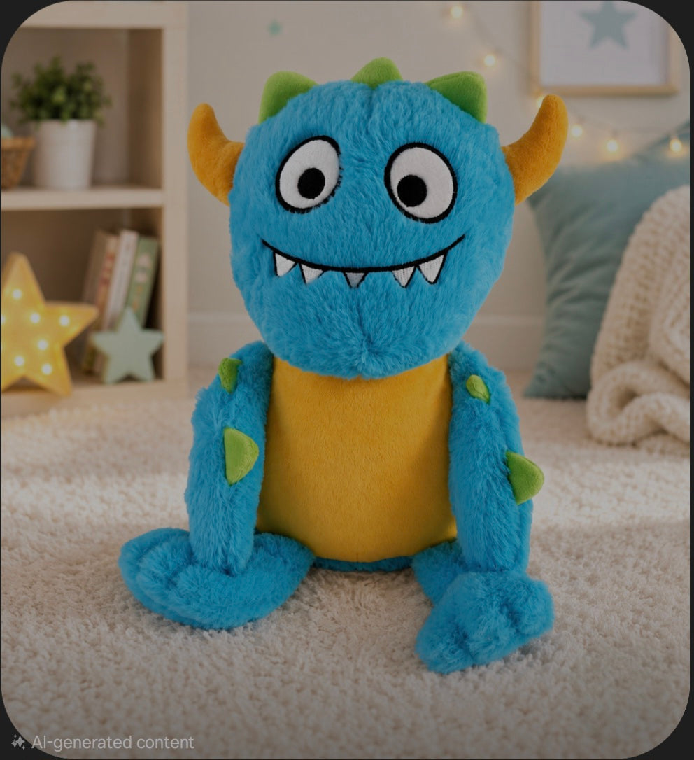 Personalised Cute Monster Teddy