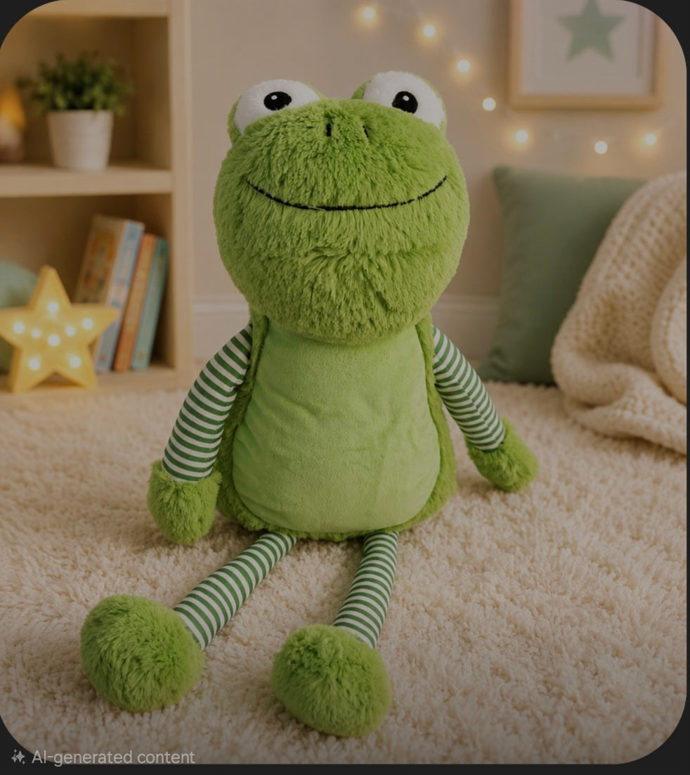 Personalised Cute Frog Teddy