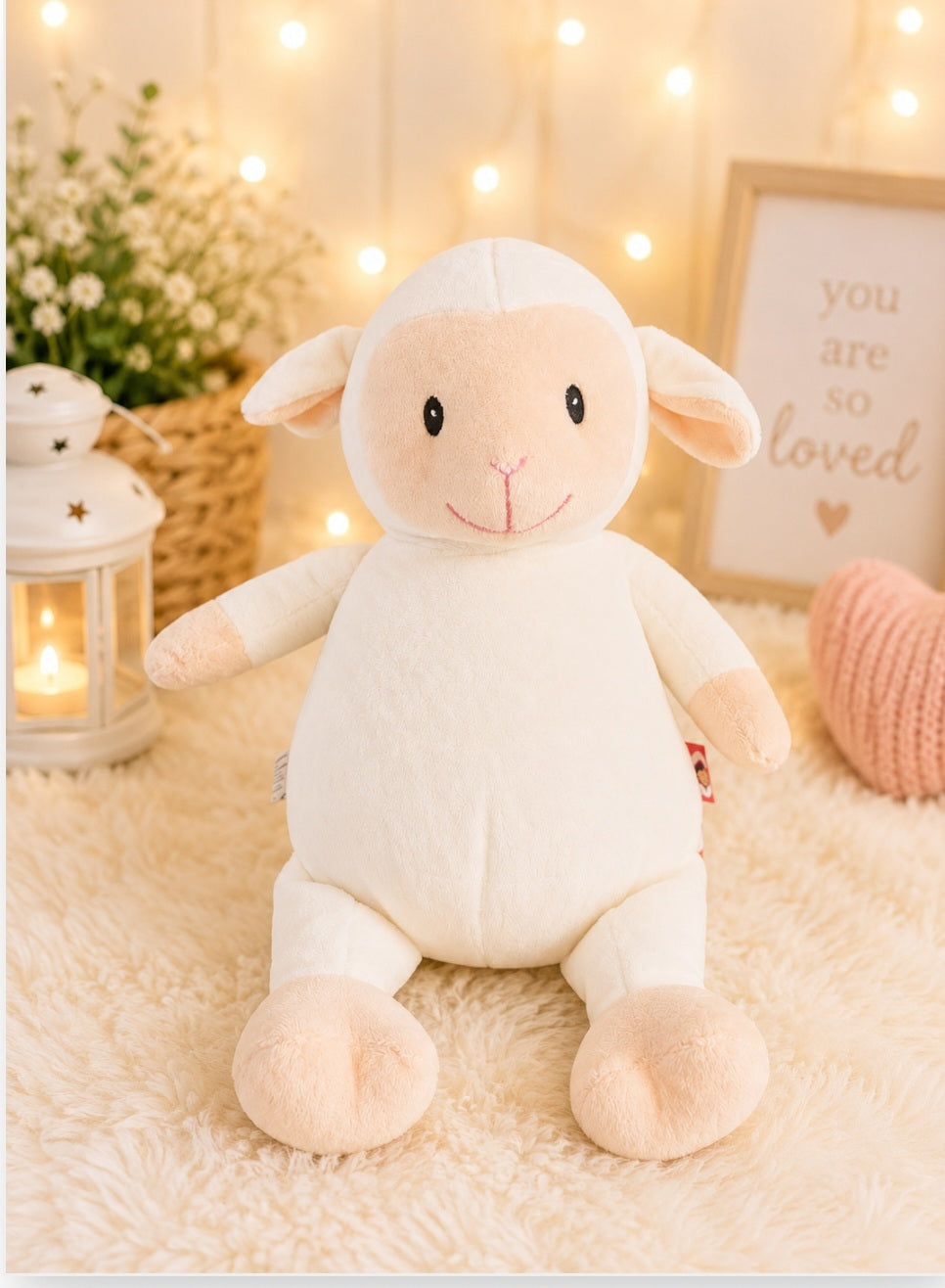 Personalised Cute Lamb Teddy