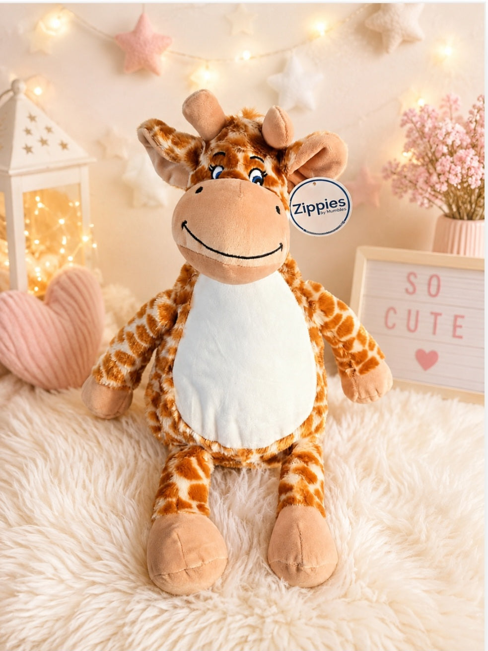 Personalised Cute Giraffe Teddy